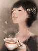 GIRL WITH COFFE