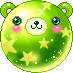 Green Bubble Bear