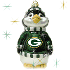 Green Bay Packers Penguin Ornament