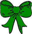 green xmas bow