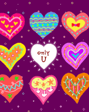 cute kawaii only you heart