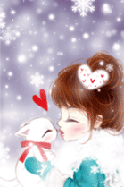 LIL GIRL WITH  KITTY