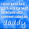Never Knew ~ Daddy