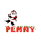 santa skating on Penny 
