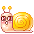 kawaii snail dizzy