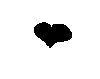 tiny black heart
