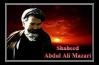 Shaheed Ustad Mazari afghan hero