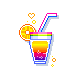 cute kawaii summer drink cocktail