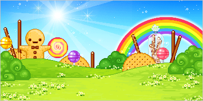 cute kawaii candy pocky land