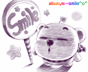 cute kawaii teddy bear always smile