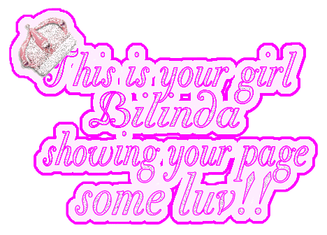 this is your girl bilinda showing your page some luv