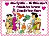 Flintstones Friends Forever Miles Apart Love