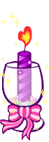 purple candle