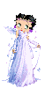 Betty Boop as an angel in white