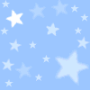 Blue and white stars