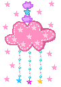 Pink Cloud and Stars
